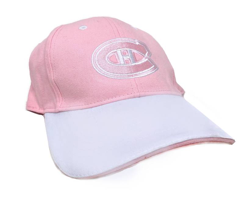 Montreal Canadiens Pink Adjustable Cap - Miraj Trading