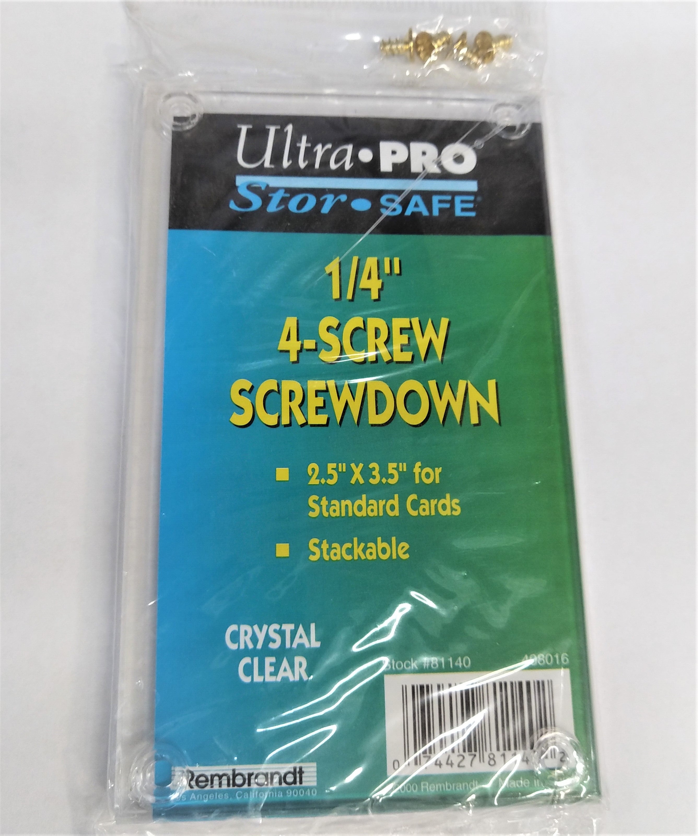 Ultra Pro 1/4" 4-Screw ScrewDown 2.5" x 3.5" (Lot of 5) - BigBoi Cards