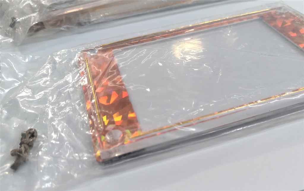 Ultimate Collection Single Card Holder with 4 ScrewsColored Border