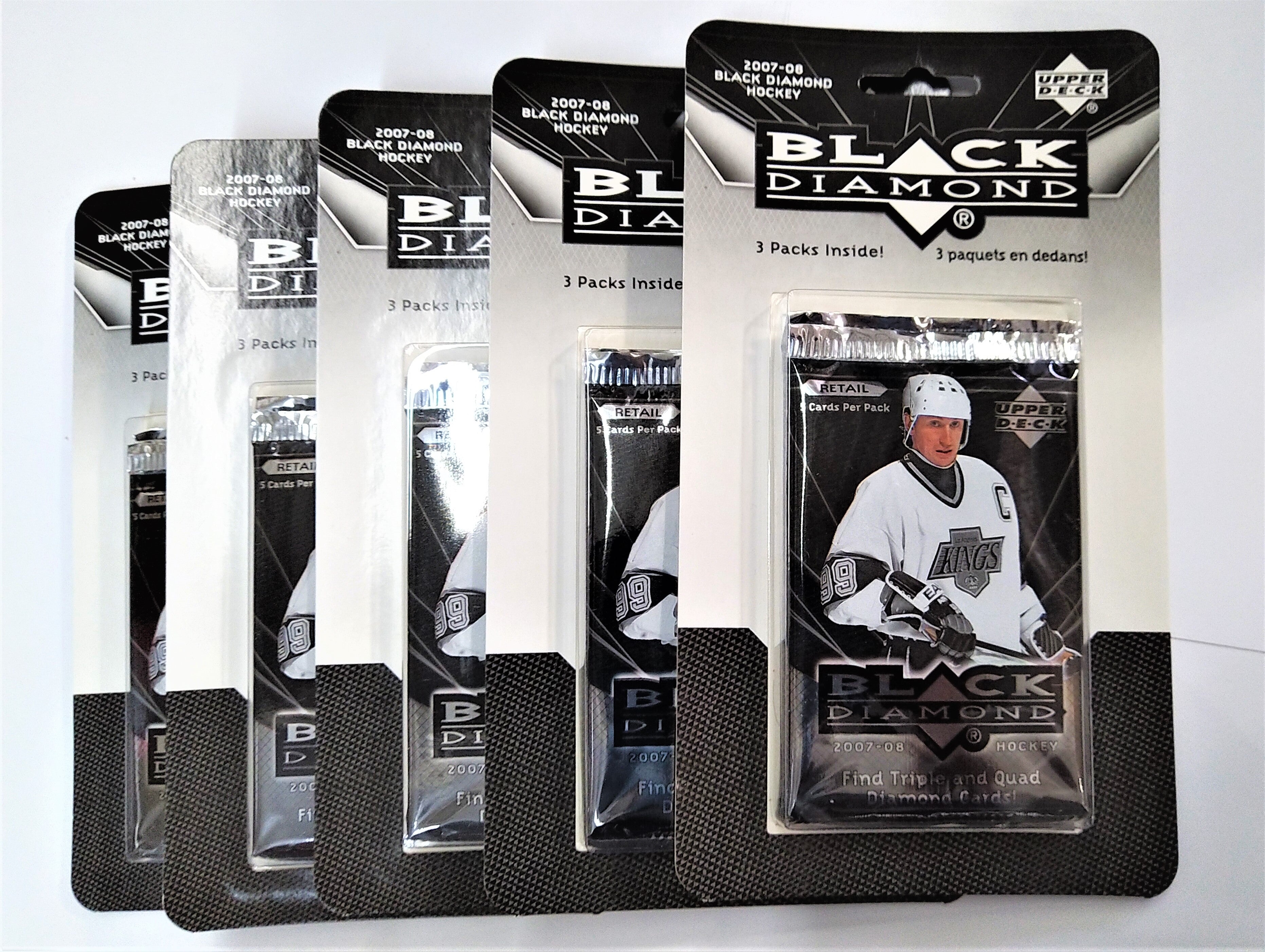 2007-08 Upper Deck Black Diamond Hockey Blister Pack (5 Blister Packs a lot) - BigBoi Cards