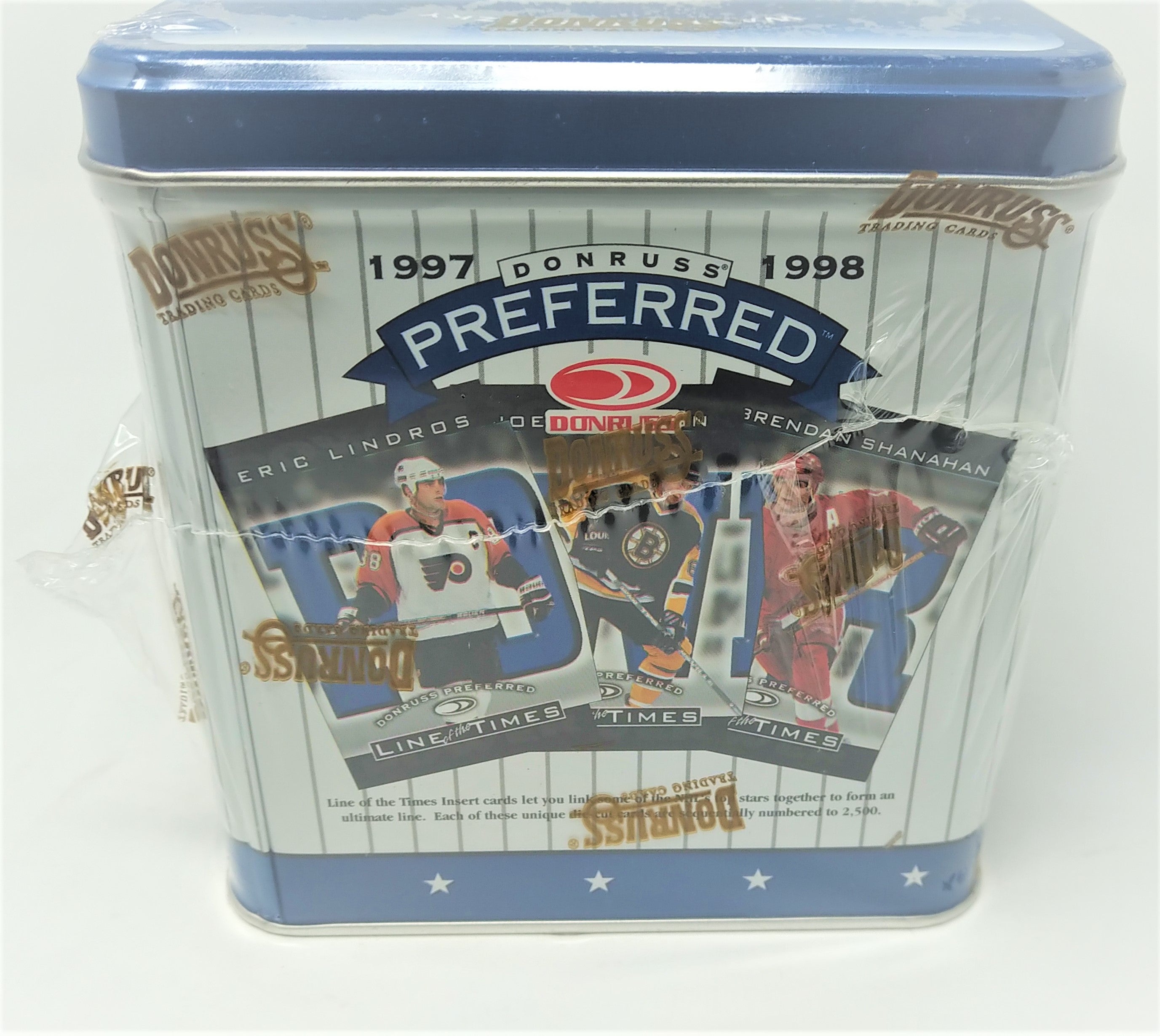 1997-98 Donruss  Preferred Precious Metals Hockey Tin Box (Last Tin !) - BigBoi Cards