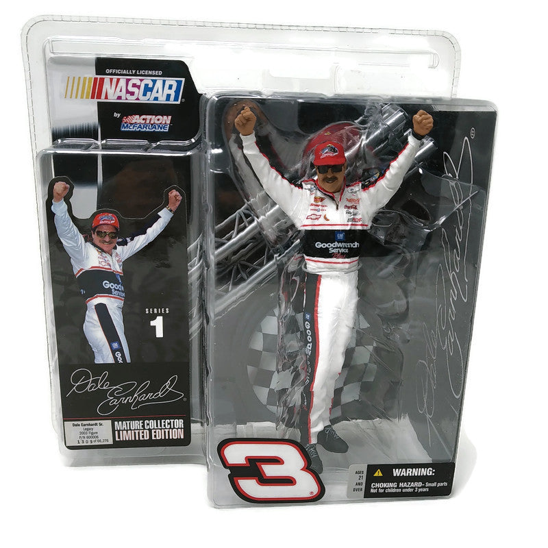 Action McFarlane NASCAR Series 1 Dale Earnhardt Limited Edition Figurine - BigBoi Cards