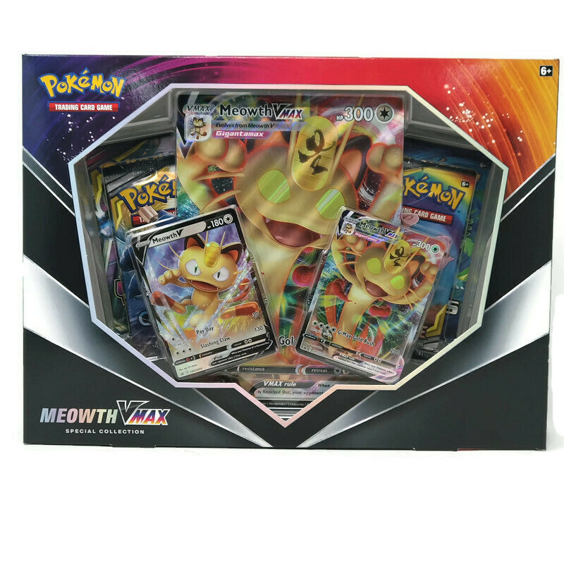 Pokemon Meowth VMax Special Collection Box (International Version) - BigBoi Cards