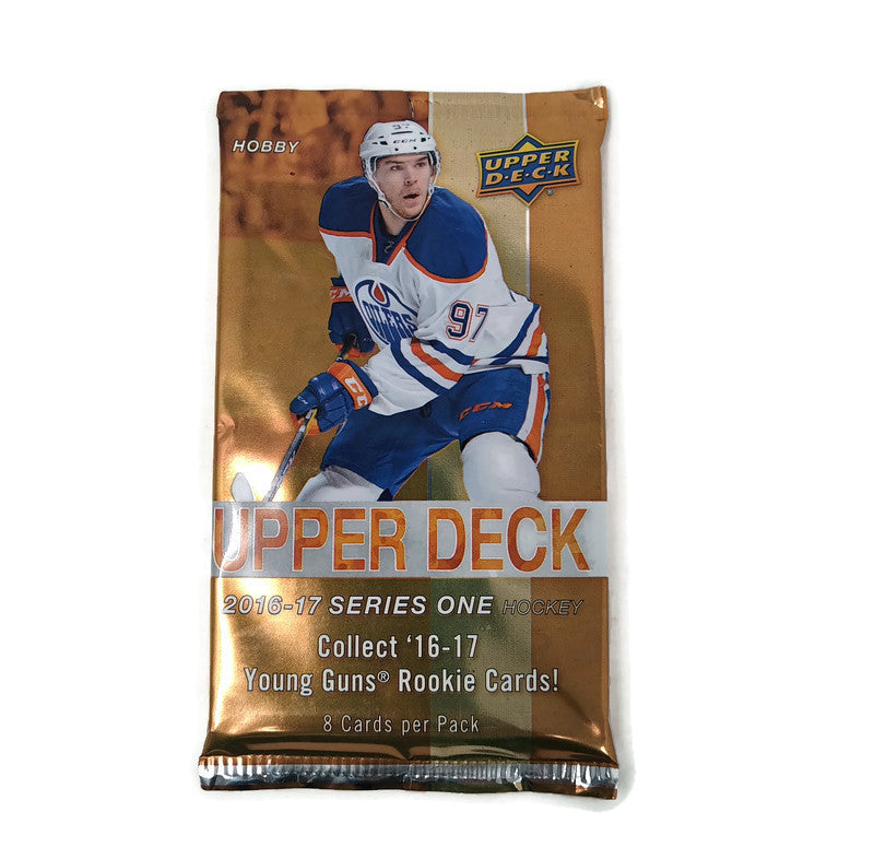 2016-17 Upper Deck Series 1 Hobby Hockey Pack (10 Packs a Lot) - BigBoi Cards