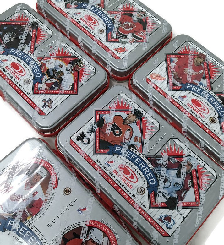 1997-98 Donruss Preferred Precious Metals Hockey Tin (Chosen at random) - BigBoi Cards