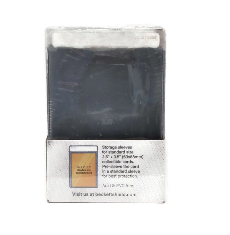 Beckett Shield Standard Size Semi Rigid Storage Sleeves - BigBoi Cards