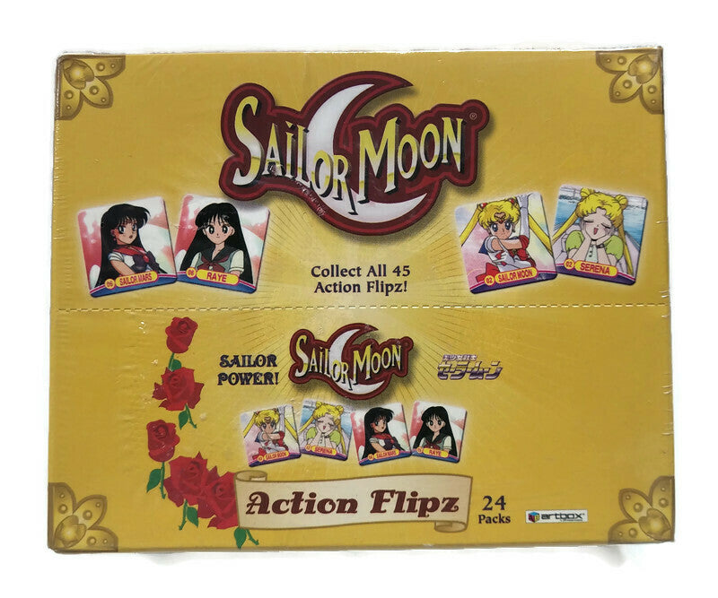 2000 Artbox  Sailor Moon Action Flipz 24 Packs Box - Miraj Trading