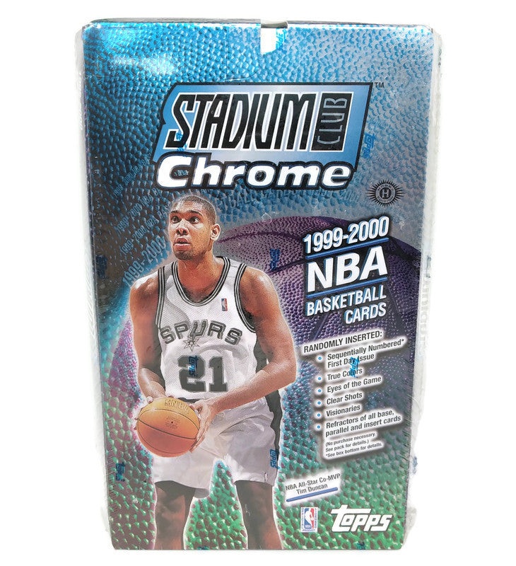 1999-00 Topps Stadium Club Chrome Basketball Hobby Box - Miraj Trading