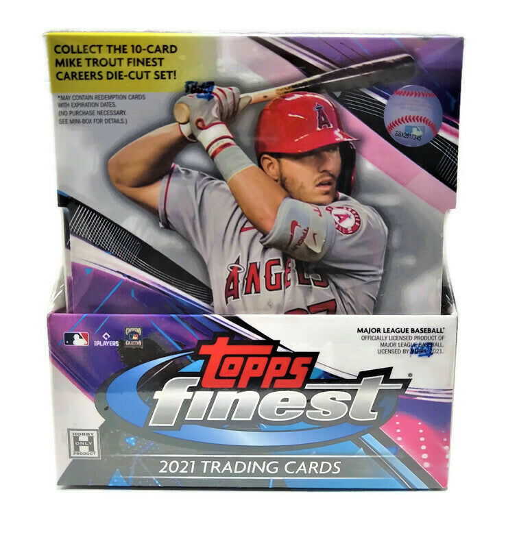2021 Topps Finest Baseball Hobby Box - Miraj Trading