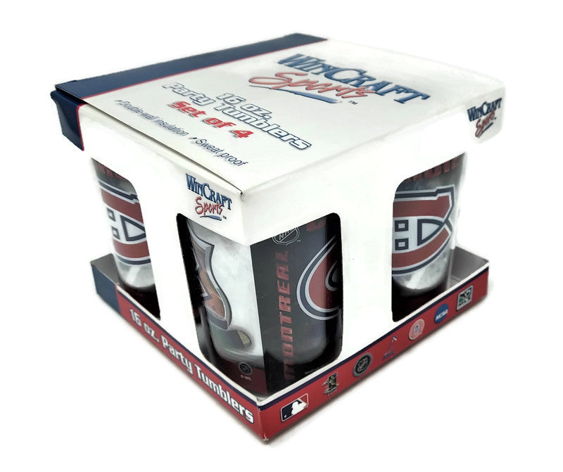 Montreal Canadiens WinCraft Sports 16 Oz Party Tumblers - Miraj Trading