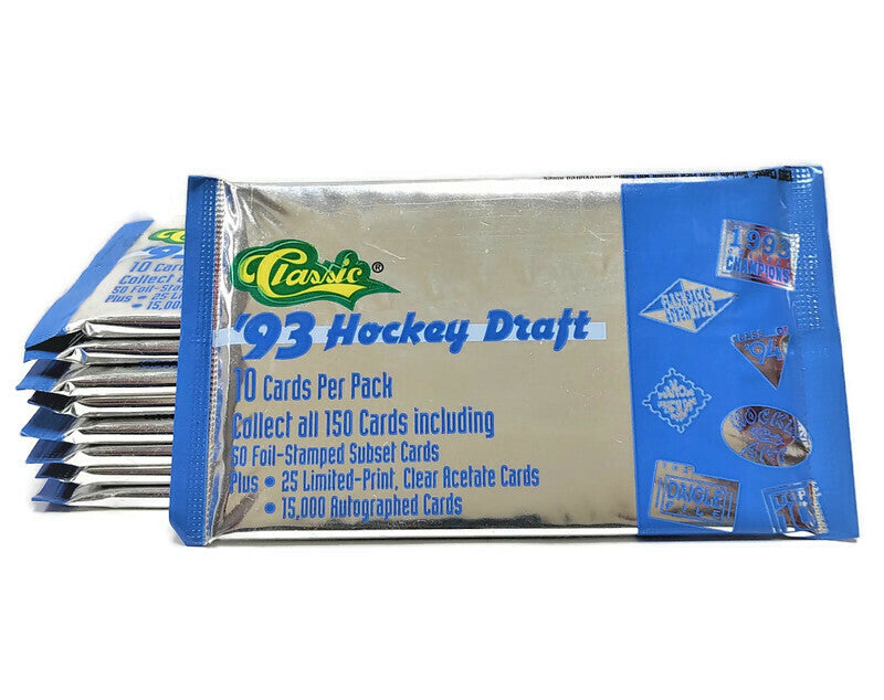 1993-94 Classic Hockey Draft Pack (9 Packs a Lot) - Miraj Trading