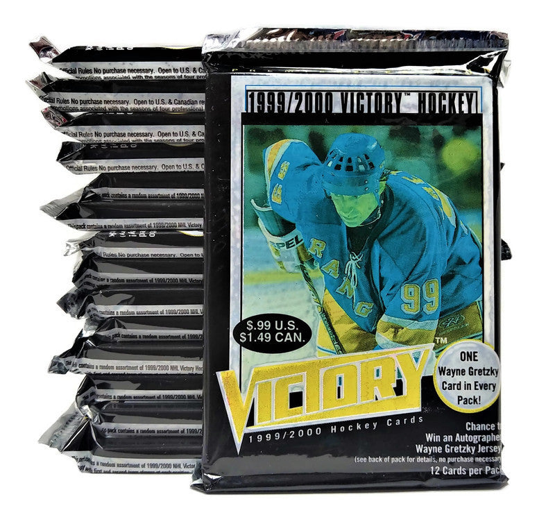 1999-00 Upper Deck Victory Premiere Edition Hockey Pack (Lot Of 15 Packs) - Miraj Trading