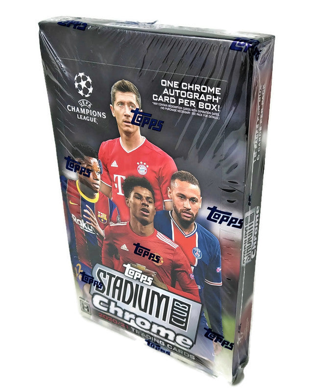 2021 Topps UEFA Stadium Club Chrome Soccer Hobby Box - Miraj Trading
