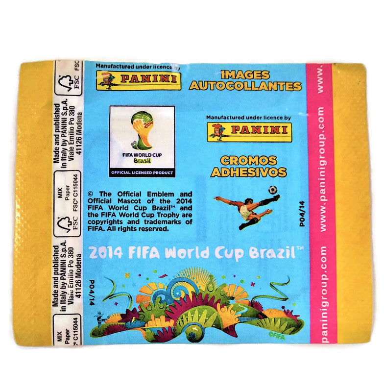 2014 Panini FIFA World Cup Brazil Sticker Pack (Lot of 28 Packs) - Miraj Trading