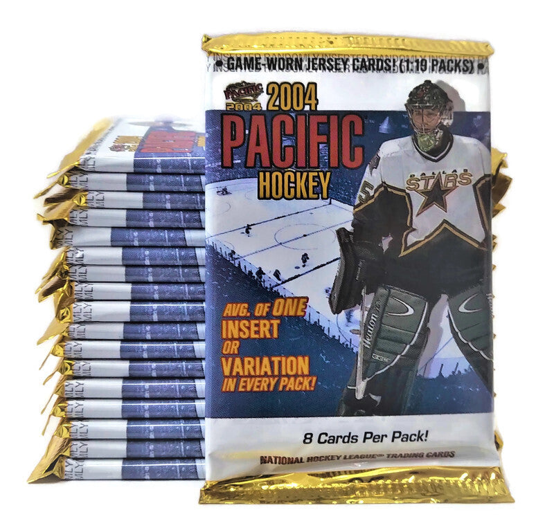 2003-04 Pacific Hockey Hobby Pack (Lot of 18 Packs) - Miraj Trading