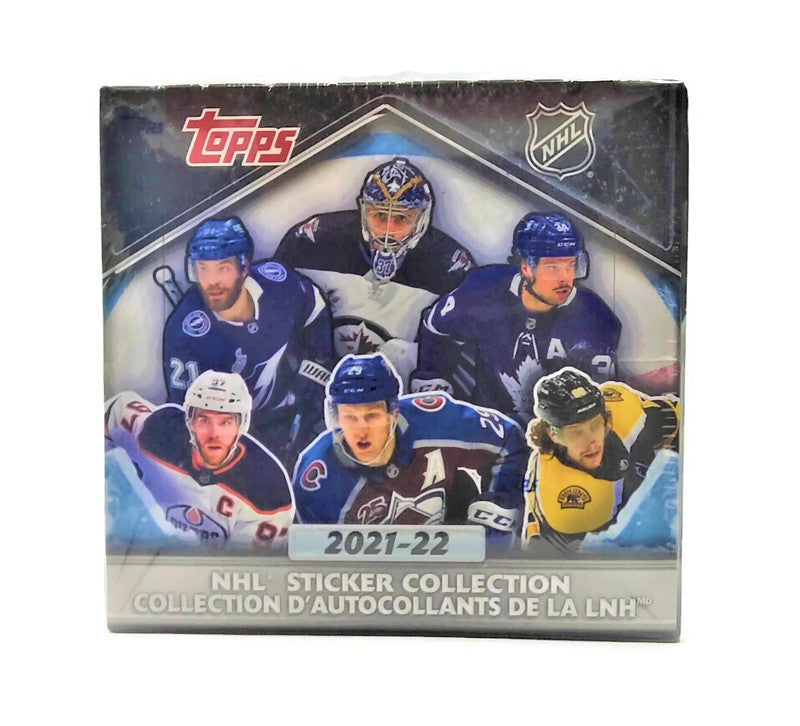 2021-22 Topps NHL Hockey Sticker Case (Case of 16 Boxes)  (Pre-Order) - Miraj Trading