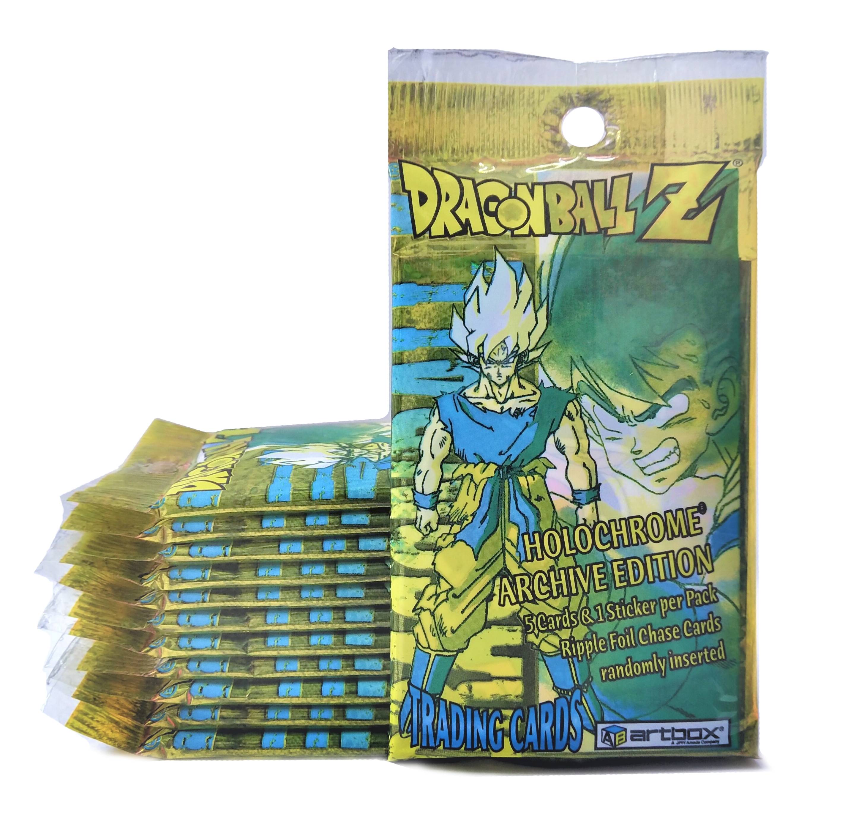 2000 Dragon Ball Z Holochrome Archive Edition Pack (Lot of 11 Packs) - Miraj Trading