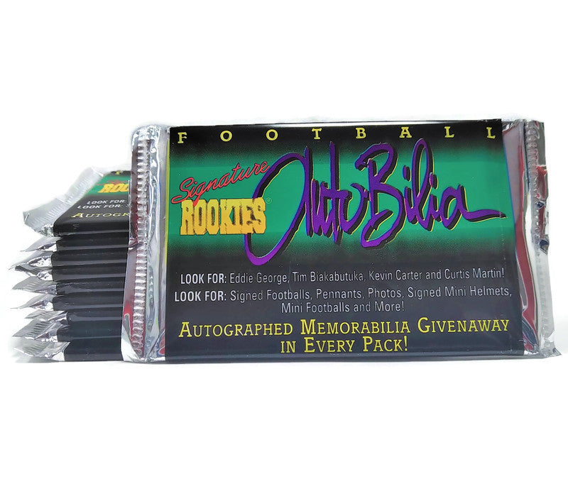 Vintage 1996 Autobilia Signature Rookies Football Box - Miraj Trading