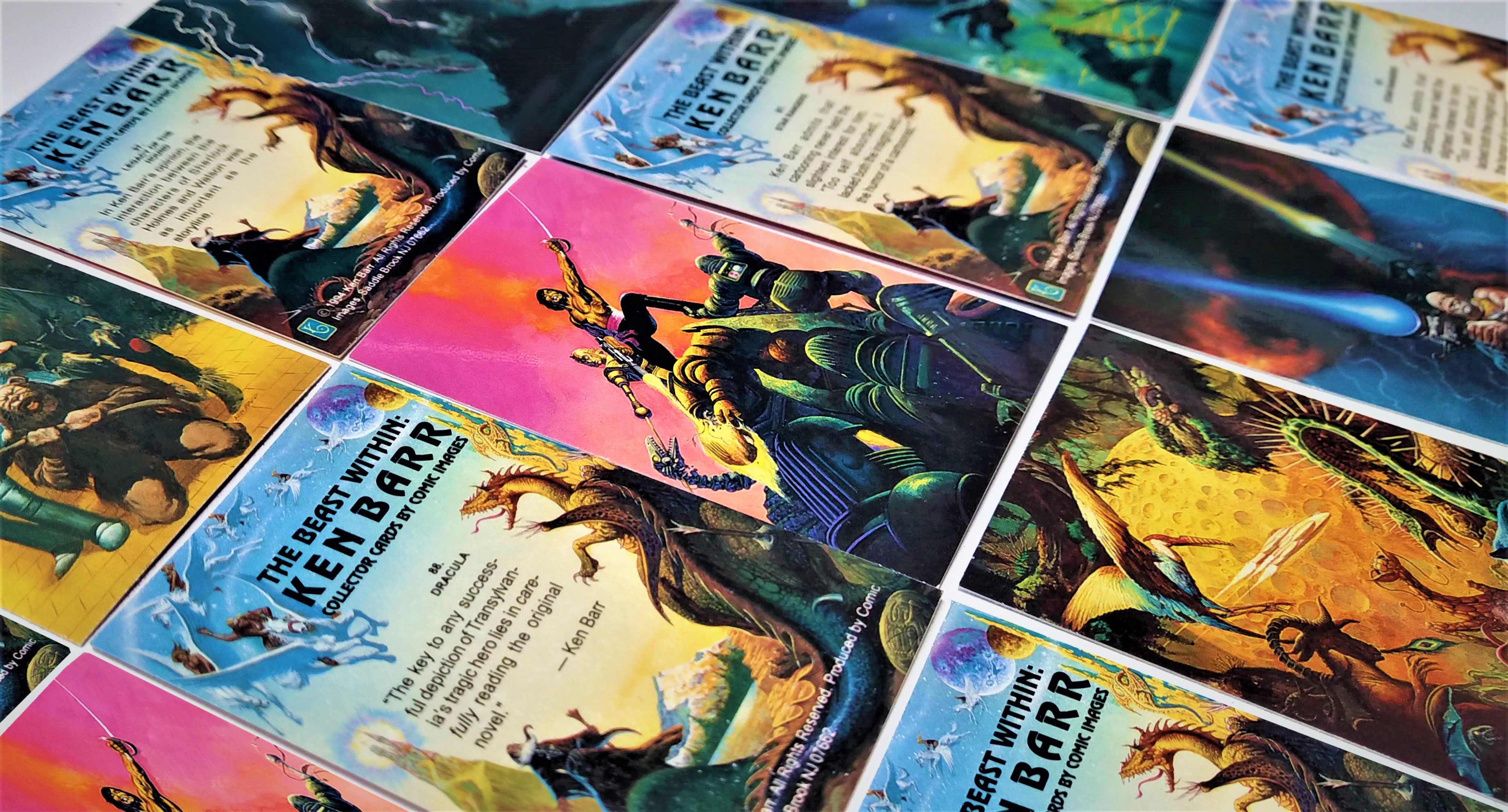 The Beast Within: Ken Barr Fantasy Art Trading Cards Pack (Lot of 16 Packs) - Miraj Trading