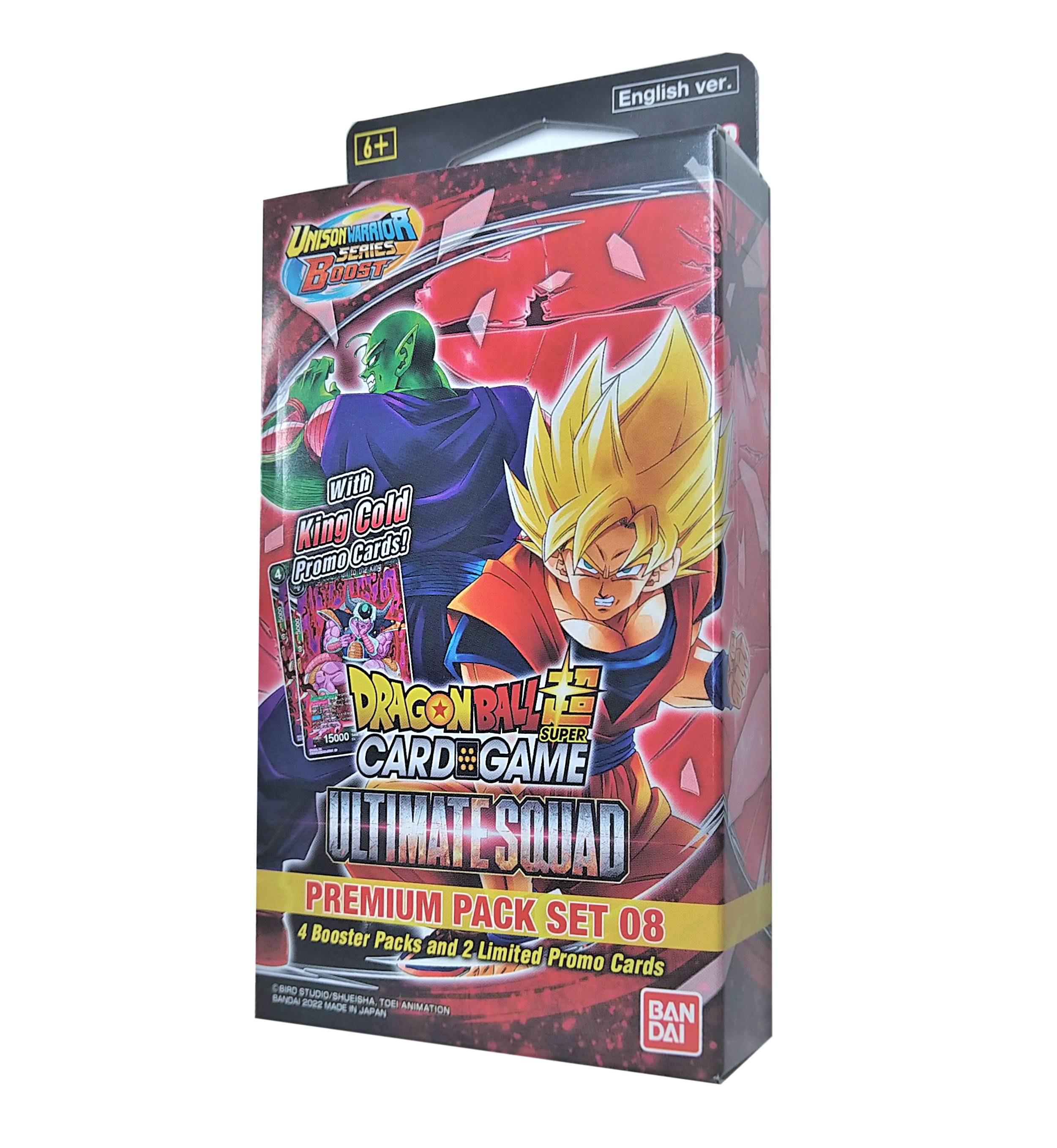 Dragon Ball Super Unison Warriors 8 Ultimate Squad Premium Pack - Miraj Trading