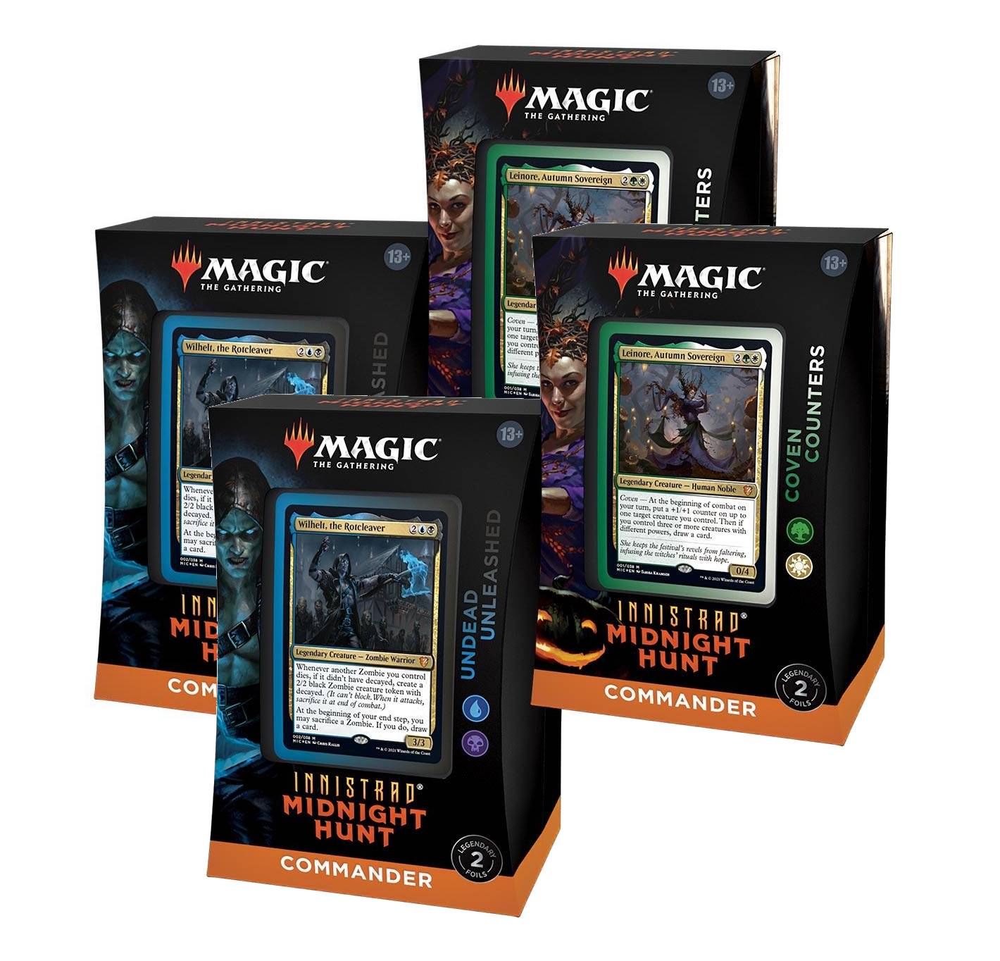 Magic The Gathering: Midnight Hunt Commander Deck Case - Miraj Trading