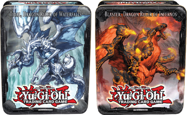 Yu Gi Oh! 2013 Dragon Ruler of inferno & Waterfalls Collectible Tin (Set of 2) - BigBoi Cards