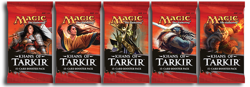Magic the Gathering: Khans of Tarkir Blister Pack (Set of 5) - Miraj Trading