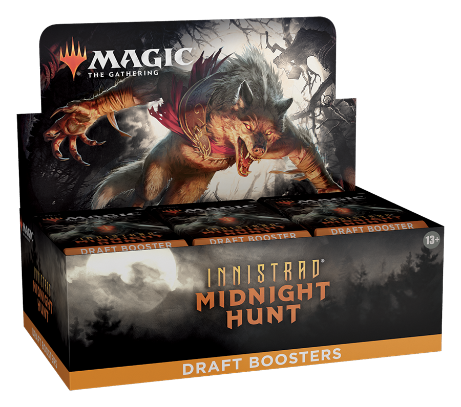 Magic The Gathering: Midnight Hunt Draft Booster Box - Miraj Trading