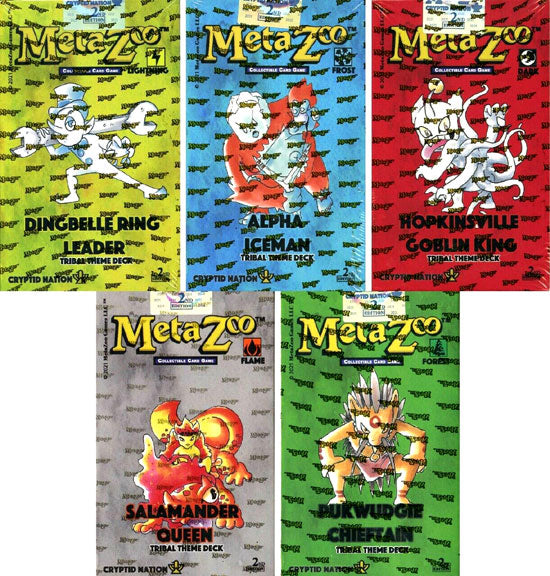 MetaZoo Cryptid Nation 2nd Edition Theme Deck (Set of 5) - Miraj Trading