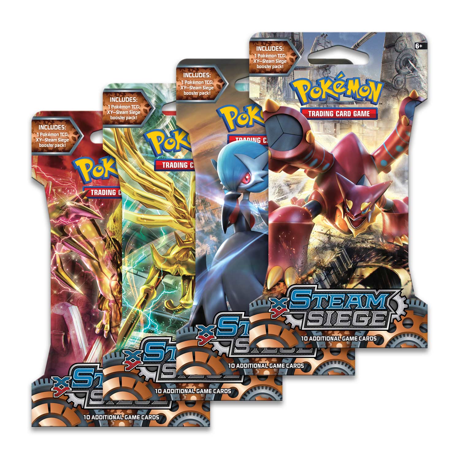 Pokemon XY-Steam Siege Sleeved Booster Pack (24 packs a lot) - BigBoi Cards