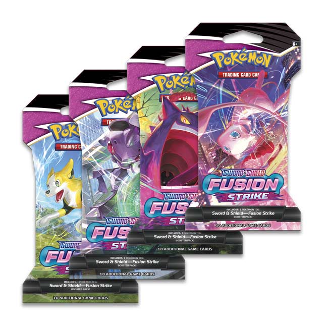 Pokemon Fusion Strike Sleeved Booster Pack (24 packs a lot) - Miraj Trading
