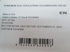 Pokémon TCG EVOLUTION CELEBRATION 12 TIN SEALED CASE - BigBoi Cards