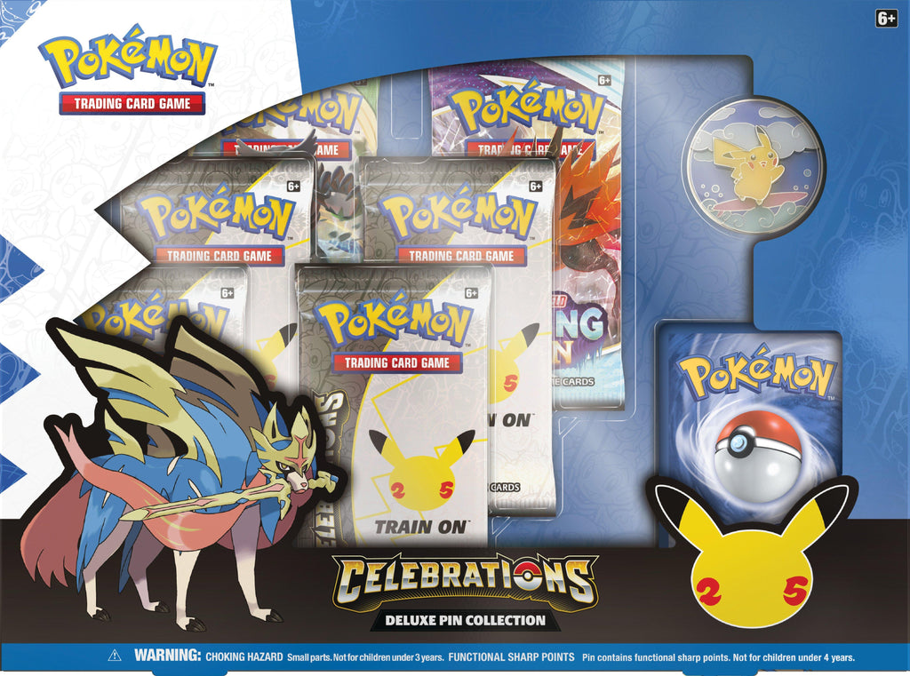 Pokemon Celebrations Deluxe Pin Collection Box | Miraj Trading