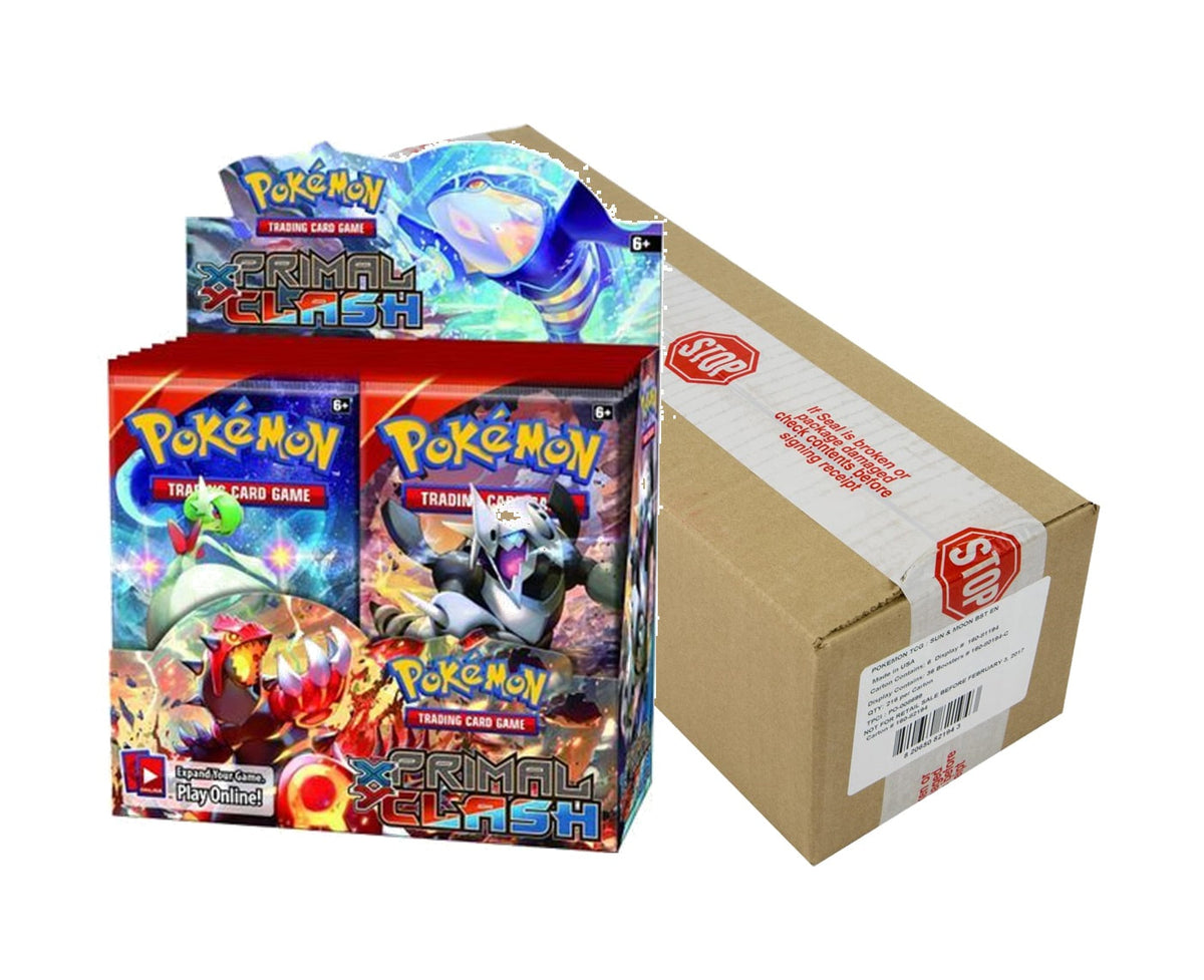 ポケモンカードPrimal Clashブースターボックス英語版シュリンク付 Pokémon TCG: Primal Clash Booster Case (Boxes of 6) | Miraj Trading