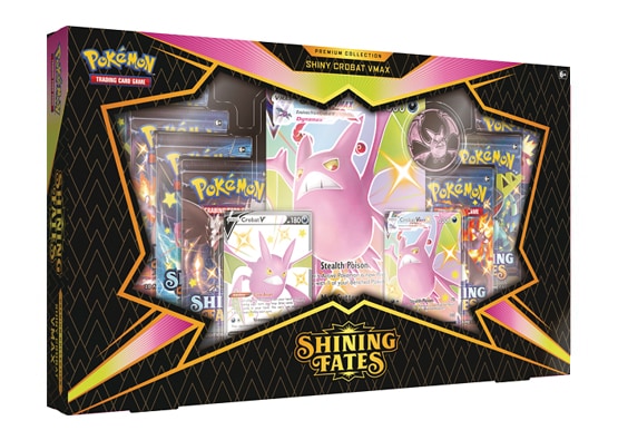 Pokemon Shining Fates Premium Collection: Shiny Dragapult & Crobat V Max (Set of 2) - BigBoi Cards