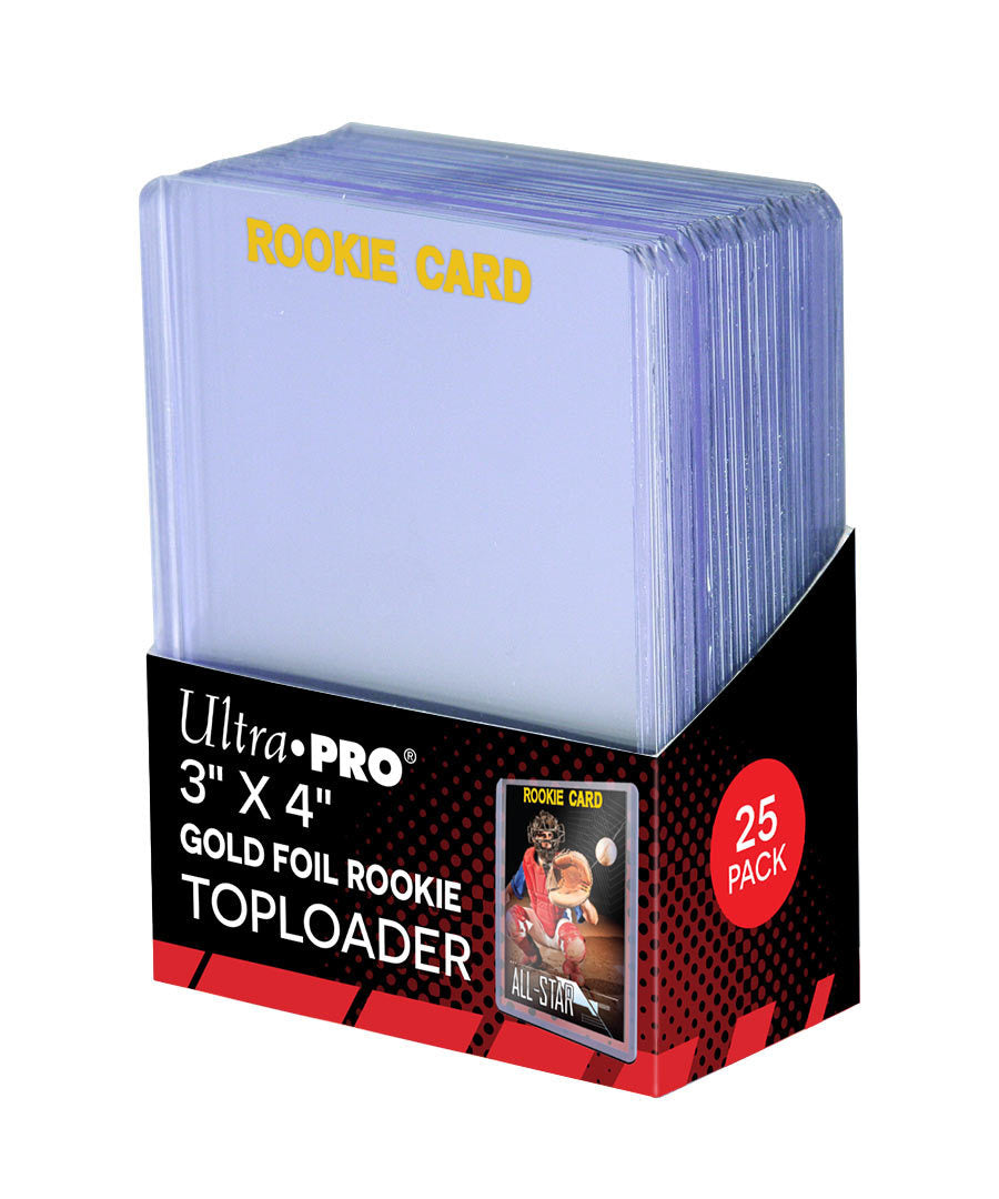Ultra Pro Gold Foil Rookie Card Toploaders 3" x 4" (Lot of 5) - BigBoi Cards