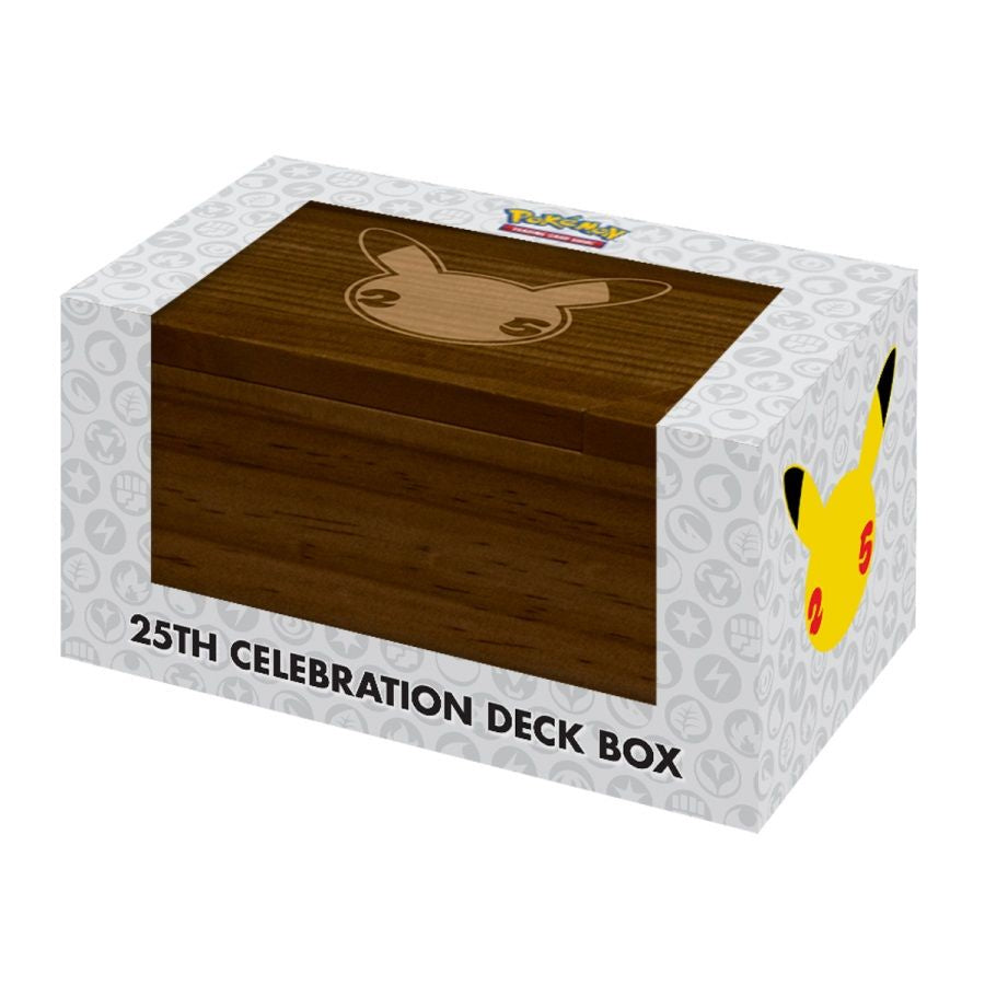 Pokemon 25th Anniversary Wooden Deck Box - Miraj Trading