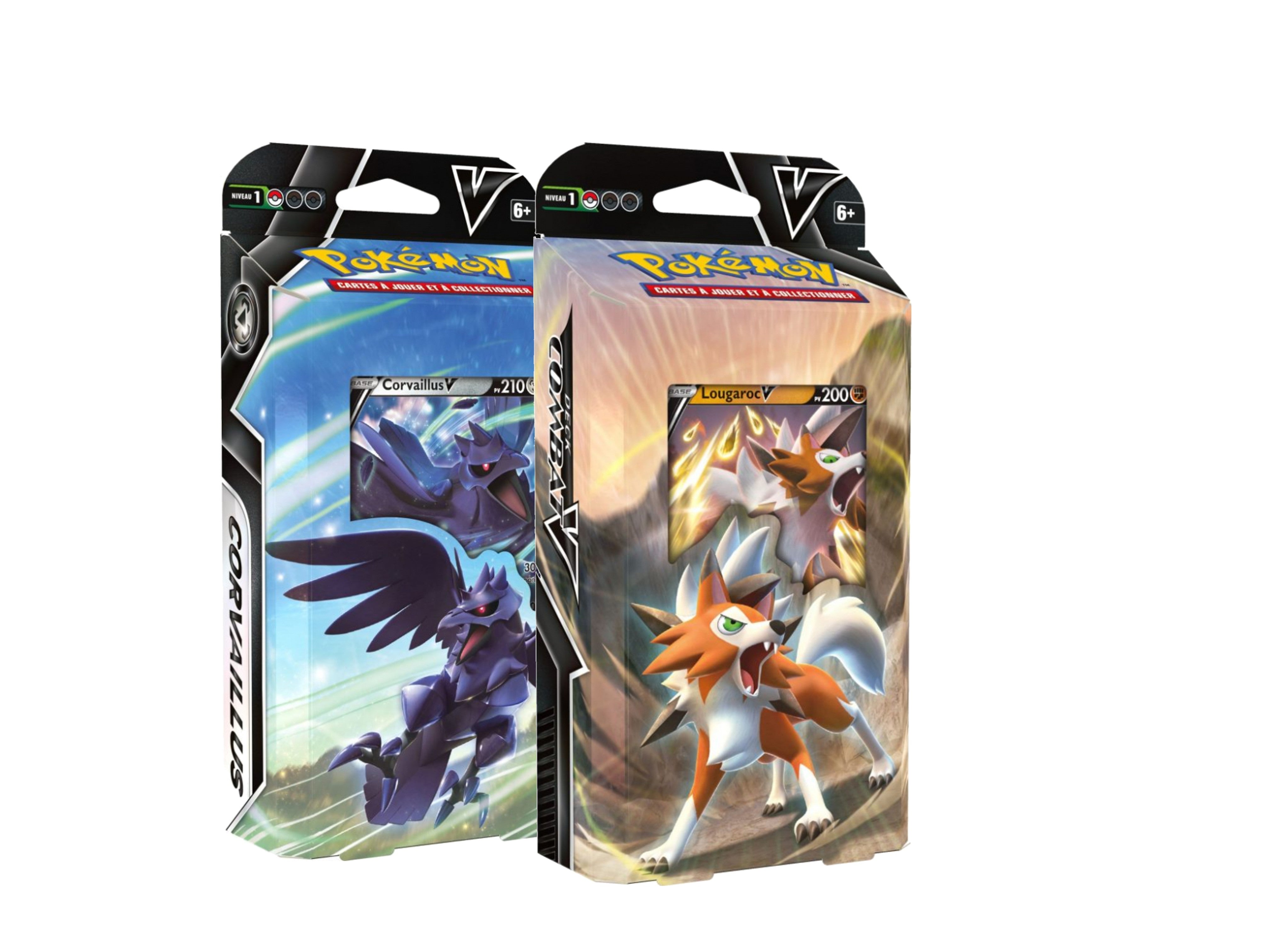 Pokemon Battle Deck Lycanroc VS Corviknight French Box (Set of 2) - Miraj Trading