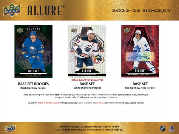 2022-23 Upper Deck Allure Hockey Blaster Box (Pre-Order) - Miraj Trading