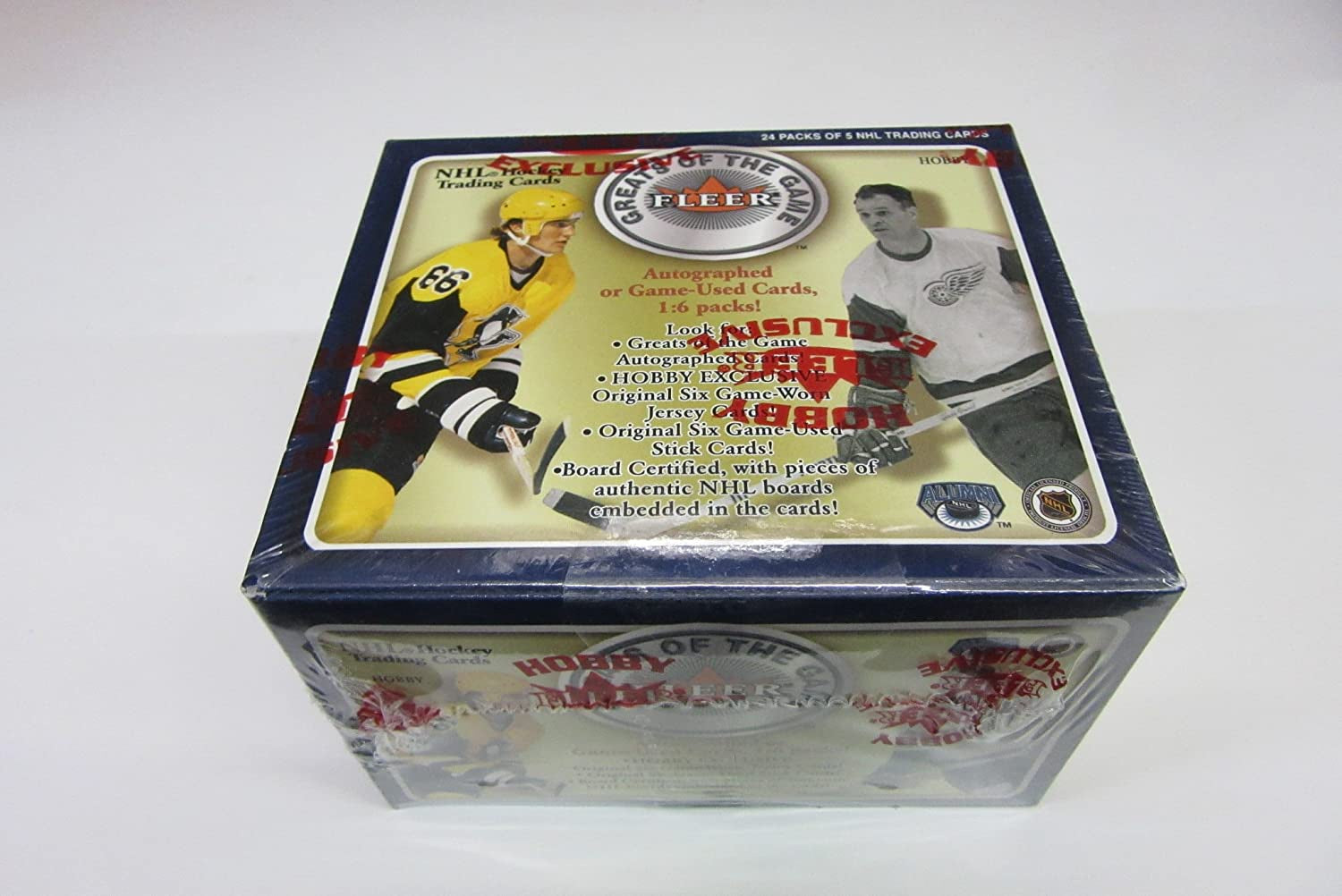 2001-02 Fleer Greats Of The Game Hockey Hobby Box - Miraj Trading