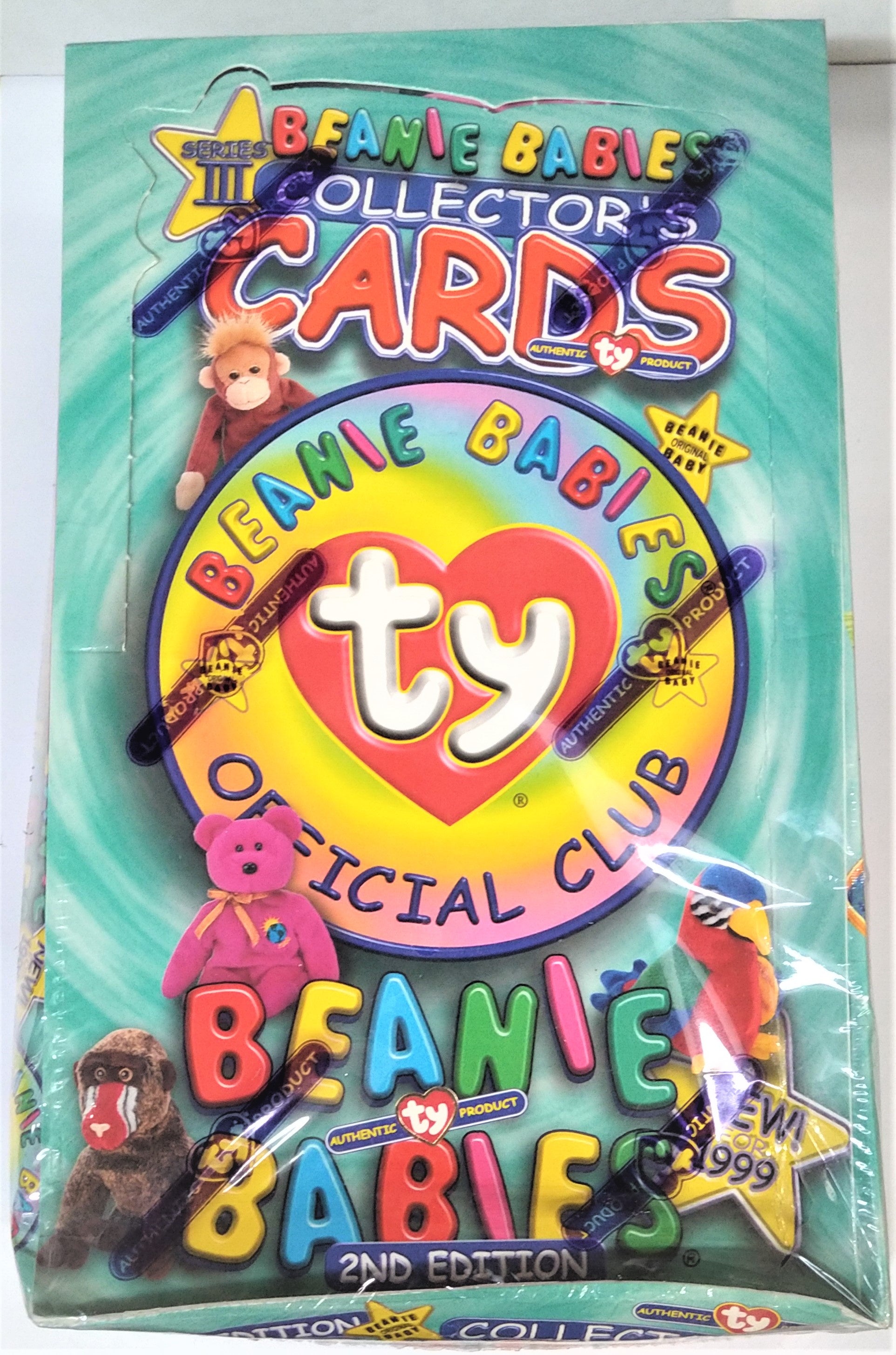 1999 Ty Beanie Babies Collector Cards Series 3 2nd Edition Box - BigBoi Cards