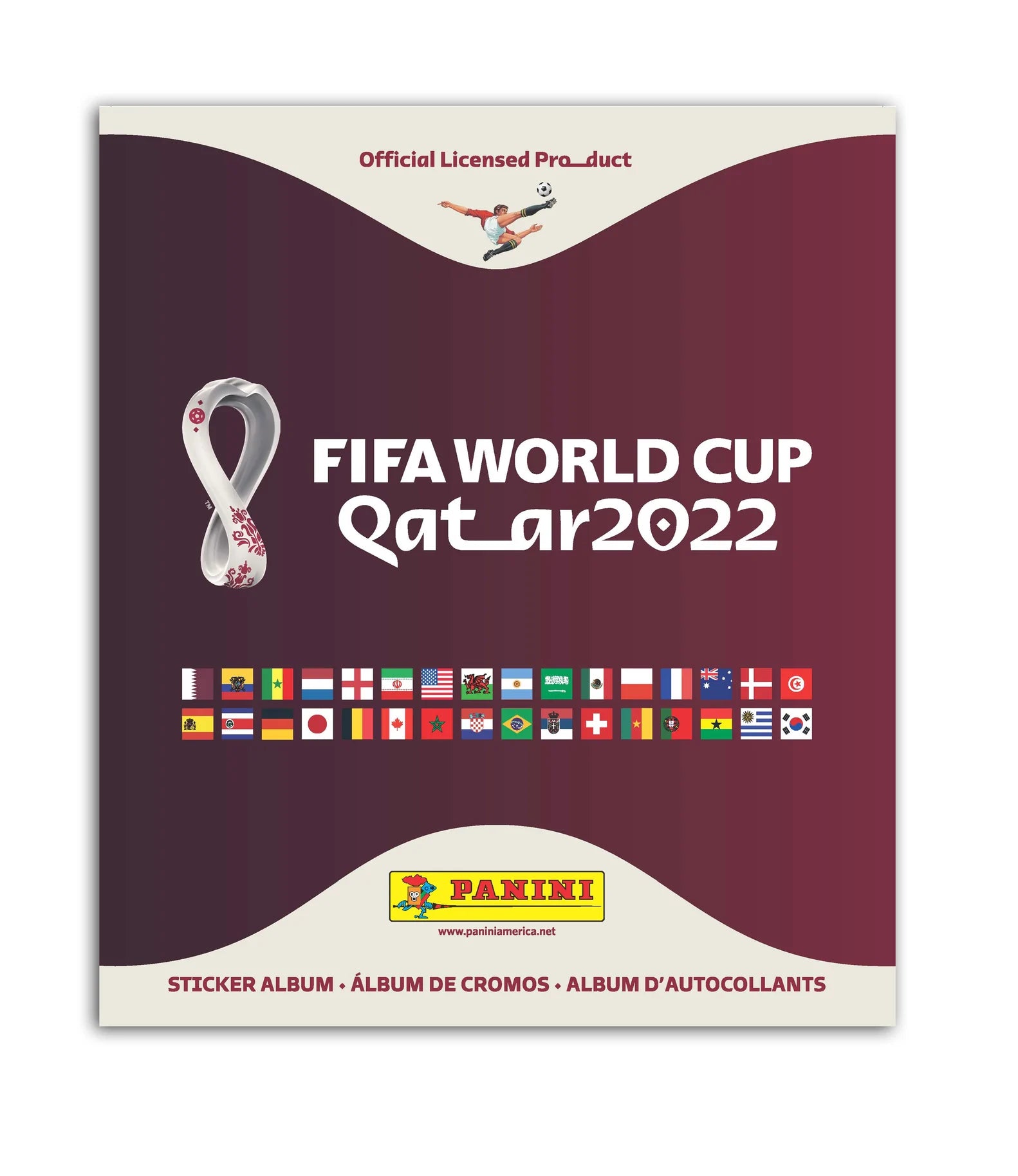 2022 Panini World Cup Soccer Sticker Album and Box - Miraj Trading