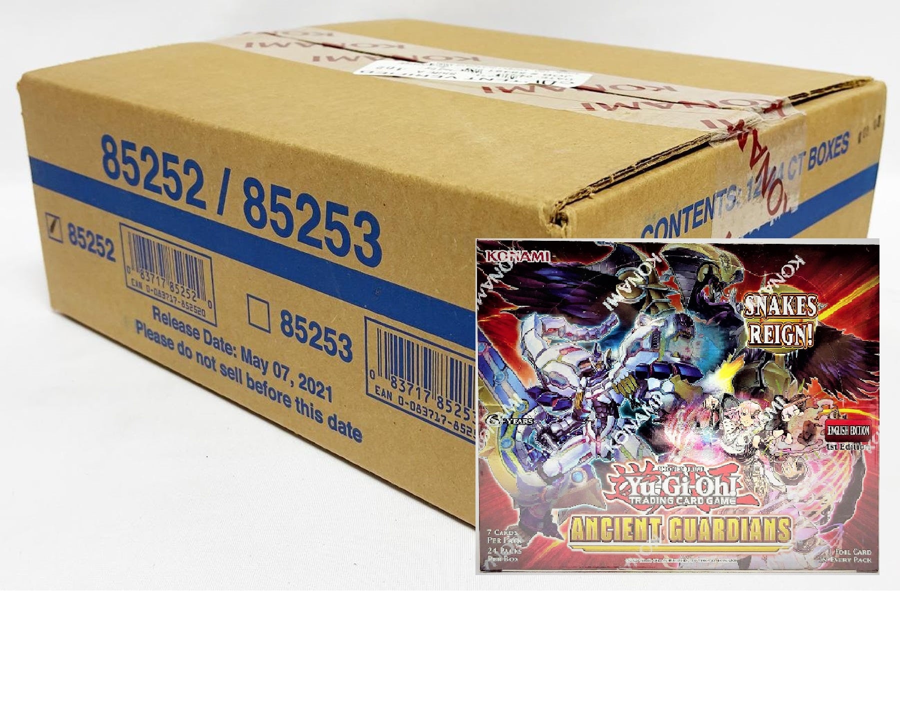 Yu Gi Oh! Ancient Guardians Booster Case (Case of 12 Boxes) - Miraj Trading