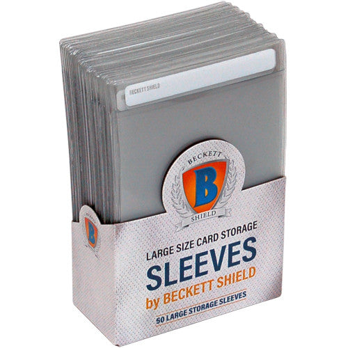 Beckett Shield Semi Rigid Storage Thick Sleeves - BigBoi Cards