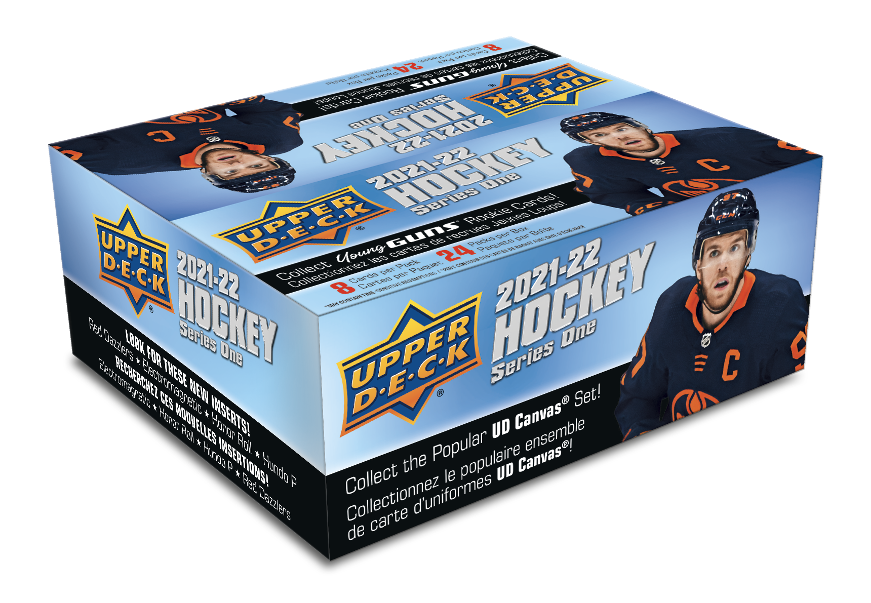 2021-22 Upper Deck Series 1 Hockey Retail Case (Case of 20 Boxes) (Pre-Order) - Miraj Trading