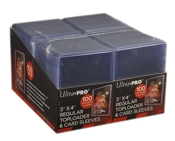 Ultra Pro Regular Toploaders 3" x 4" with Card Sleeves (200 count pack) - Miraj Trading
