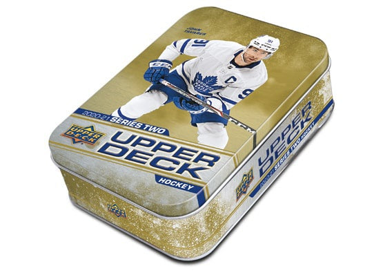2020-21 Upper Deck Series 2 Hockey Tin Case (Case of 12 Tins) - Miraj Trading