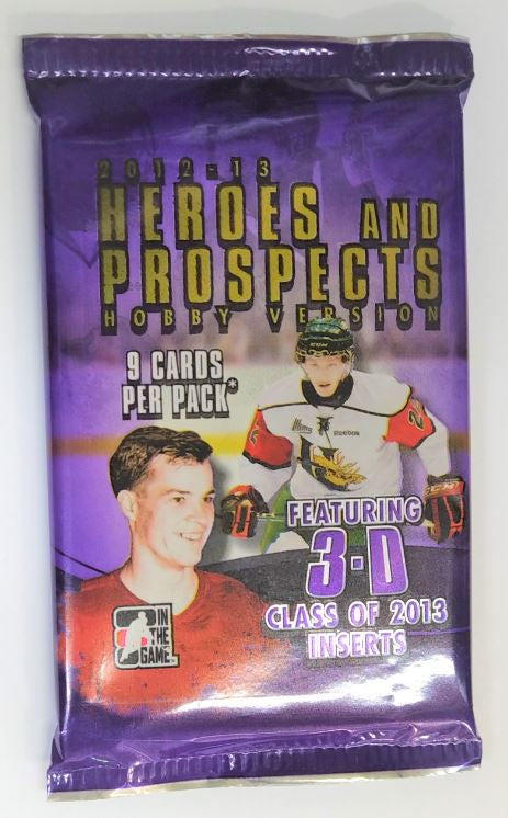 2012-13 ITG Heroes & Prospects Hobby Pack (24 Packs A Lot) - BigBoi Cards