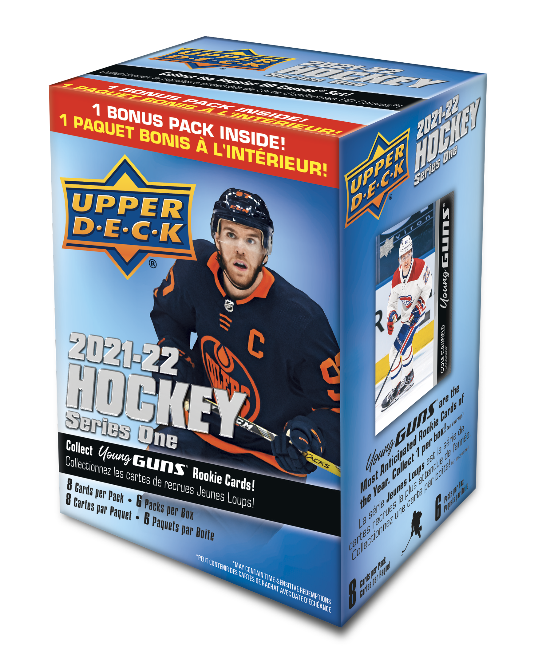 2021-22 Upper Deck Series 1 Hockey Blaster Case (Case of 20 Boxes) (Pre-Order) - Miraj Trading