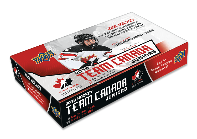 2019-20 Upper Deck Team Canada World Juniors Hockey Hobby Box - BigBoi Cards